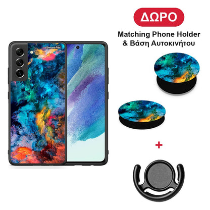Paint Crayola - Samsung Galaxy S21 FE θήκη + Δώρο Phone Holder & Βάση Αυτοκινήτου