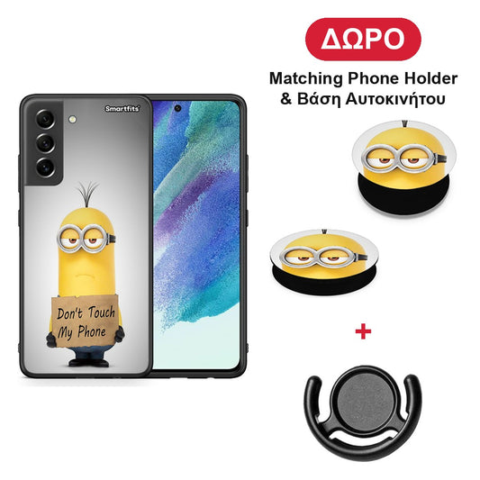 Text Minion - Samsung Galaxy S21 FE θήκη + Δώρο Phone Holder & Βάση Αυτοκινήτου
