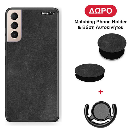 Color Black Slate - Samsung Galaxy S21+ θήκη + Δώρο Phone Holder & Βάση Αυτοκινήτου