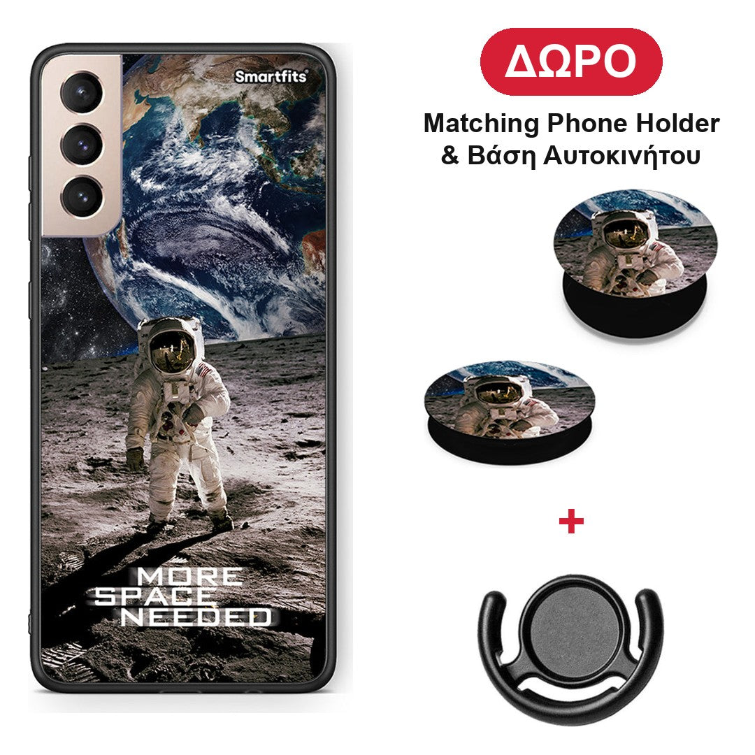 More Space - Samsung Galaxy S21+ θήκη + Δώρο Phone Holder & Βάση Αυτοκινήτου