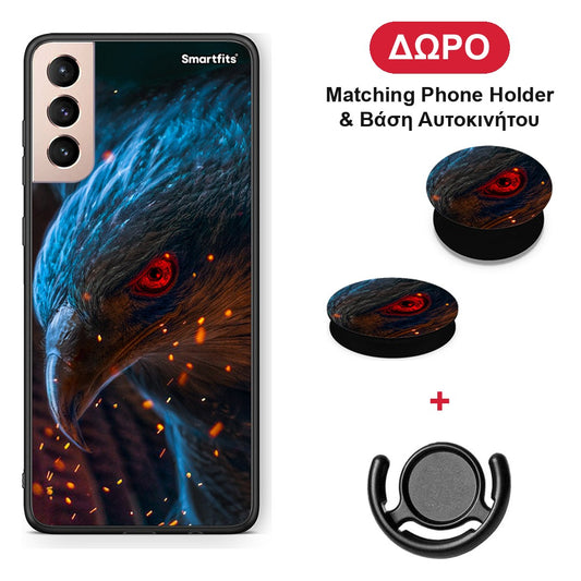 PopArt Eagle - Samsung Galaxy S21+ θήκη + Δώρο Phone Holder & Βάση Αυτοκινήτου