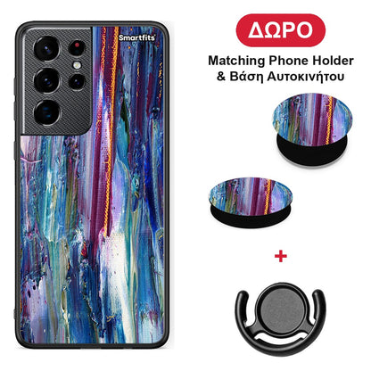 Paint Winter - Samsung Galaxy S21 Ultra θήκη + Δώρο Phone Holder & Βάση Αυτοκινήτου