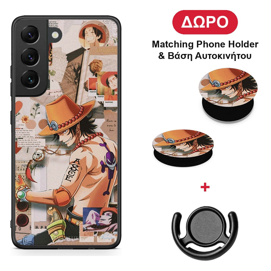 Anime Collage - Samsung Galaxy S22 θήκη + Δώρο Phone Holder & Βάση Αυτοκινήτου
