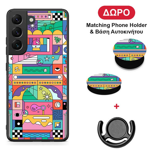 Bubbles Soap - Samsung Galaxy S22 θήκη + Δώρο Phone Holder & Βάση Αυτοκινήτου