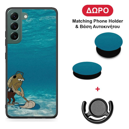 Clean The Ocean - Samsung Galaxy S22 Plus θήκη + Δώρο Phone Holder & Βάση Αυτοκινήτου