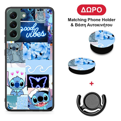 Collage Good Vibes - Samsung Galaxy S22 Plus θήκη + Δώρο Phone Holder & Βάση Αυτοκινήτου