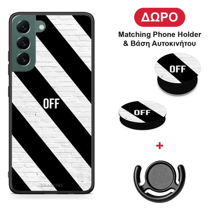 Get Off - Samsung Galaxy S22 Plus θήκη + Δώρο Phone Holder & Βάση Αυτοκινήτου