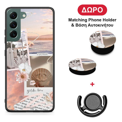 Golden Hour - Samsung Galaxy S22 Plus θήκη + Δώρο Phone Holder & Βάση Αυτοκινήτου