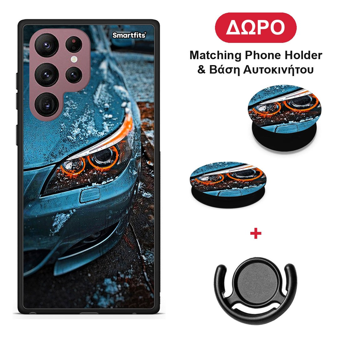 Bmw E60 - Samsung Galaxy S22 Ultra θήκη + Δώρο Phone Holder & Βάση Αυτοκινήτου