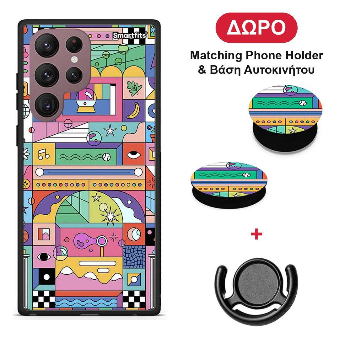 Bubbles Soap - Samsung Galaxy S22 Ultra θήκη + Δώρο Phone Holder & Βάση Αυτοκινήτου
