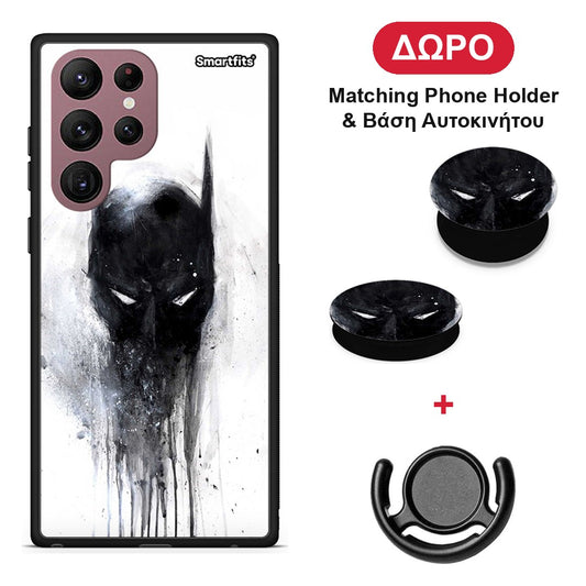 Hero Paint Bat - Samsung Galaxy S22 Ultra θήκη + Δώρο Phone Holder & Βάση Αυτοκινήτου