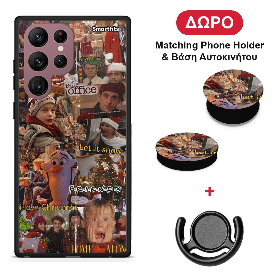 Xmas Wishes - Samsung Galaxy S22 Ultra θήκη + Δώρο Phone Holder & Βάση Αυτοκινήτου