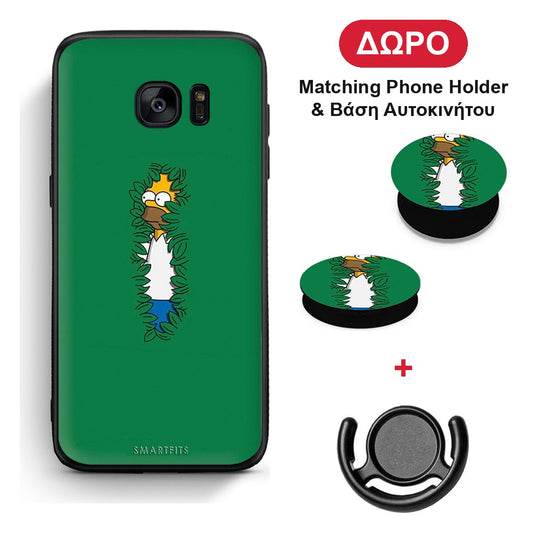 Bush Man - Samsung Galaxy S7 θήκη + Δώρο Phone Holder & Βάση Αυτοκινήτου