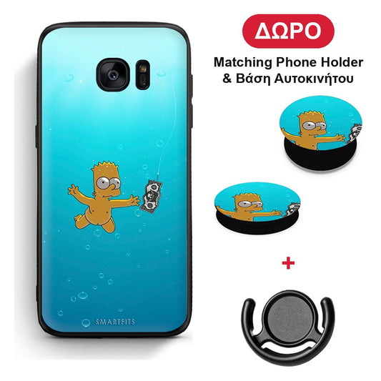 Chasing Money - Samsung Galaxy S7 θήκη + Δώρο Phone Holder & Βάση Αυτοκινήτου