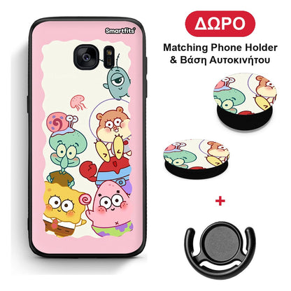 Cute Companion - Samsung Galaxy S7 θήκη + Δώρο Phone Holder & Βάση Αυτοκινήτου