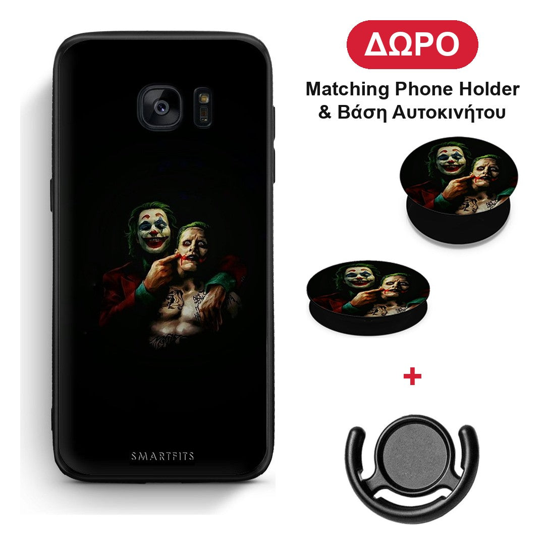 Hero Clown - Samsung Galaxy S7 θήκη + Δώρο Phone Holder & Βάση Αυτοκινήτου