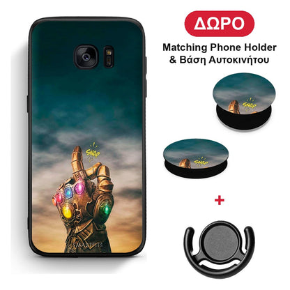 Infinity Snap - Samsung Galaxy S7 θήκη + Δώρο Phone Holder & Βάση Αυτοκινήτου