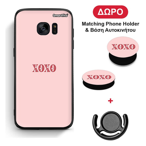 XOXO Love - Samsung Galaxy S7 θήκη + Δώρο Phone Holder & Βάση Αυτοκινήτου