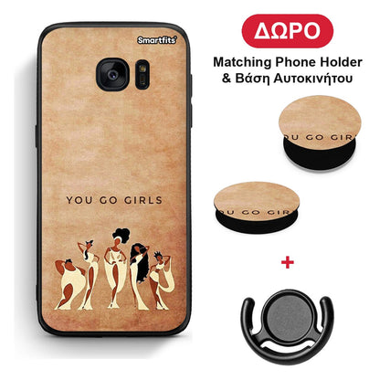 You Go Girl - Samsung Galaxy S7 θήκη + Δώρο Phone Holder & Βάση Αυτοκινήτου