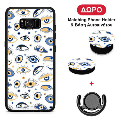 Ftou Ftou - Samsung Galaxy S8 θήκη + Δώρο Phone Holder & Βάση Αυτοκινήτου