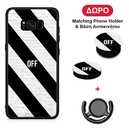 Get Off - Samsung Galaxy S8 θήκη + Δώρο Phone Holder & Βάση Αυτοκινήτου