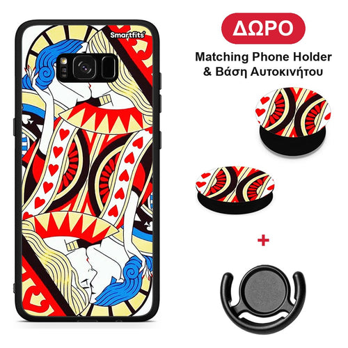 Card Love - Samsung Galaxy S8+ θήκη + Δώρο Phone Holder & Βάση Αυτοκινήτου