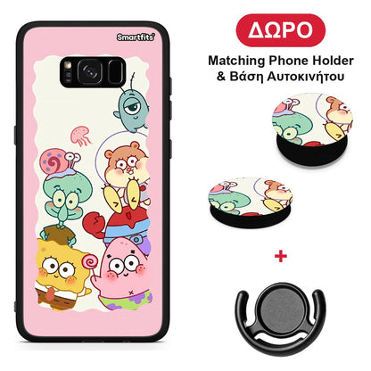 Cute Companion - Samsung Galaxy S8+ θήκη + Δώρο Phone Holder & Βάση Αυτοκινήτου