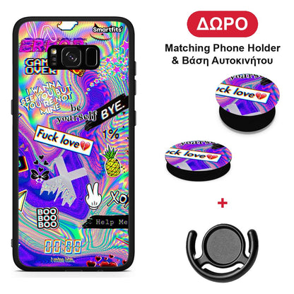 Game Over - Samsung Galaxy S8+ θήκη + Δώρο Phone Holder & Βάση Αυτοκινήτου