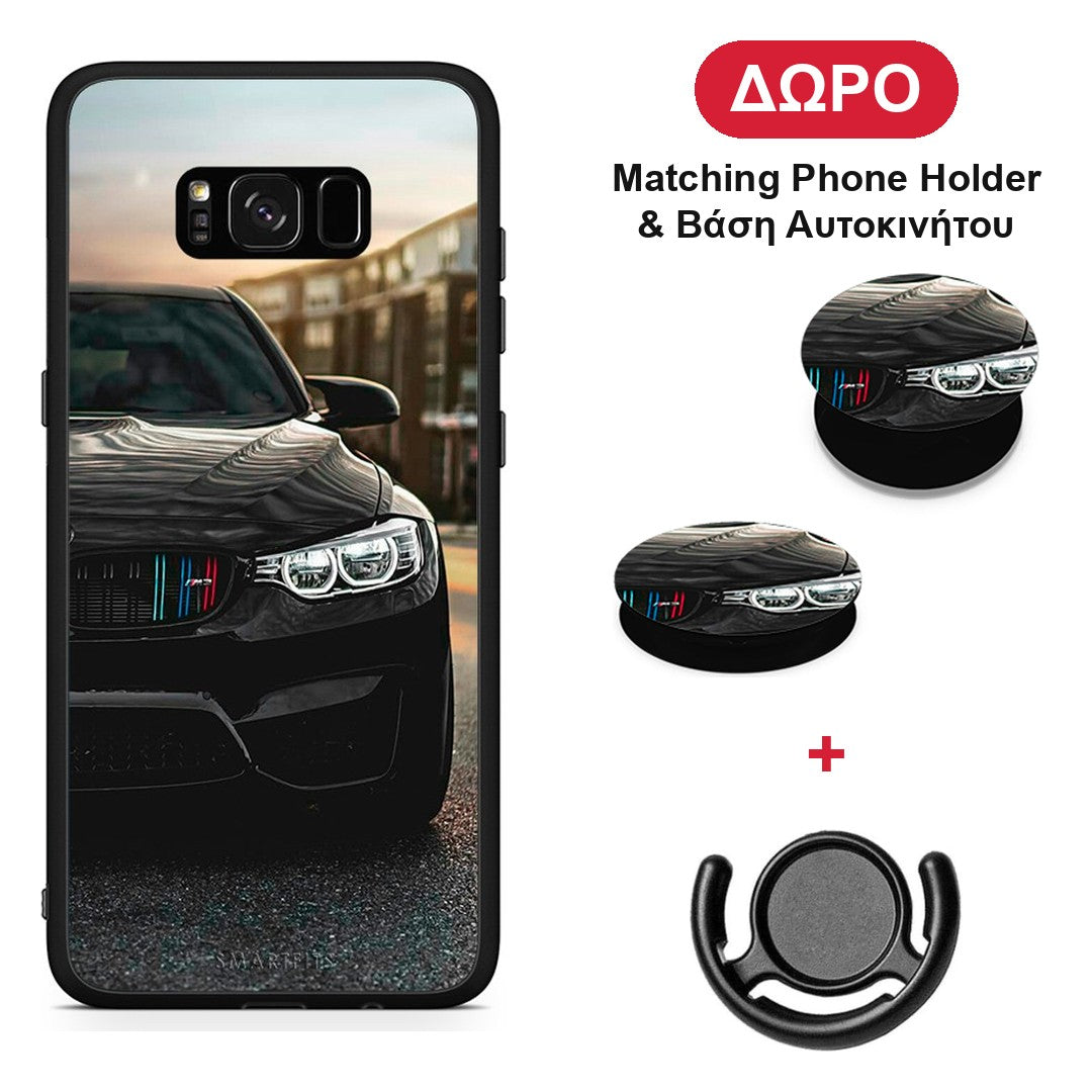 Racing M3 - Samsung Galaxy S8+ θήκη + Δώρο Phone Holder & Βάση Αυτοκινήτου