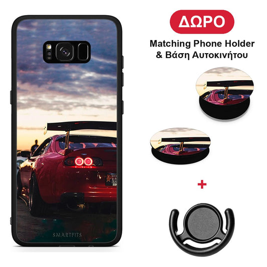 Racing Supra - Samsung Galaxy S8+ θήκη + Δώρο Phone Holder & Βάση Αυτοκινήτου