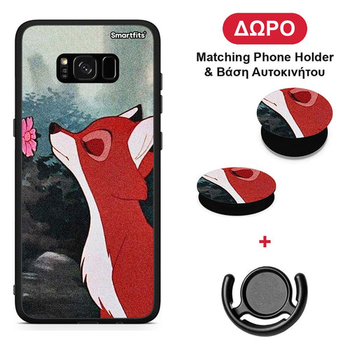 Tod And Vixey Love 2 - Samsung Galaxy S8+ θήκη + Δώρο Phone Holder & Βάση Αυτοκινήτου