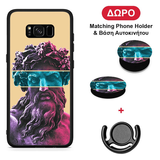 Zeus Art - Samsung Galaxy S8+ θήκη + Δώρο Phone Holder & Βάση Αυτοκινήτου
