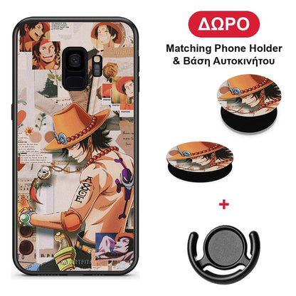 Anime Collage - Samsung Galaxy S9 θήκη + Δώρο Phone Holder & Βάση Αυτοκινήτου