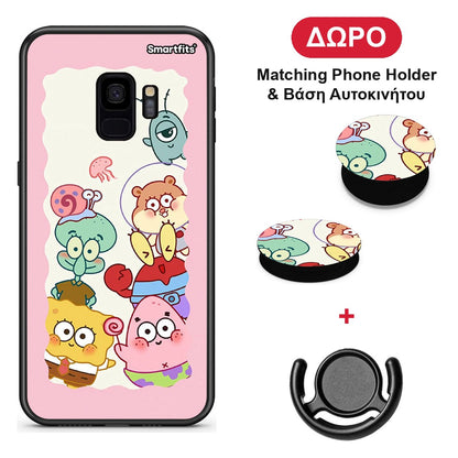 Cute Companion - Samsung Galaxy S9 θήκη + Δώρο Phone Holder & Βάση Αυτοκινήτου