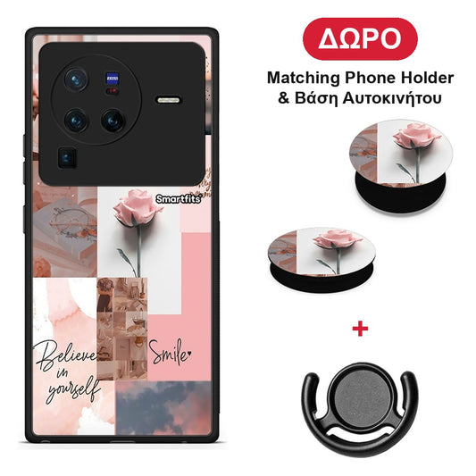 Aesthetic Collage - Vivo X80 Pro 5G θήκη + Δώρο Phone Holder & Βάση Αυτοκινήτου