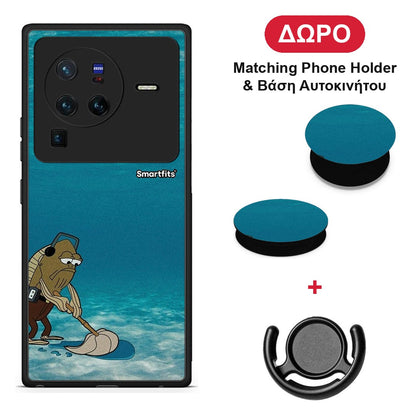 Clean The Ocean - Vivo X80 Pro 5G θήκη + Δώρο Phone Holder & Βάση Αυτοκινήτου