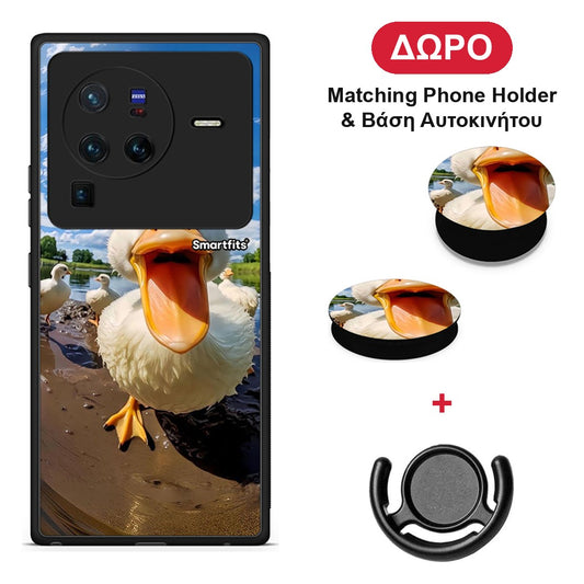 Duck Face - Vivo X80 Pro 5G θήκη + Δώρο Phone Holder & Βάση Αυτοκινήτου