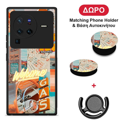 Groovy Babe - Vivo X80 Pro 5G θήκη + Δώρο Phone Holder & Βάση Αυτοκινήτου