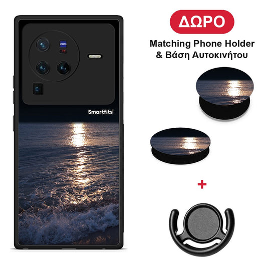 Landscape Moon - Vivo X80 Pro 5G θήκη + Δώρο Phone Holder & Βάση Αυτοκινήτου