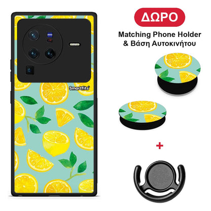 Lemons - Vivo X80 Pro 5G θήκη + Δώρο Phone Holder & Βάση Αυτοκινήτου