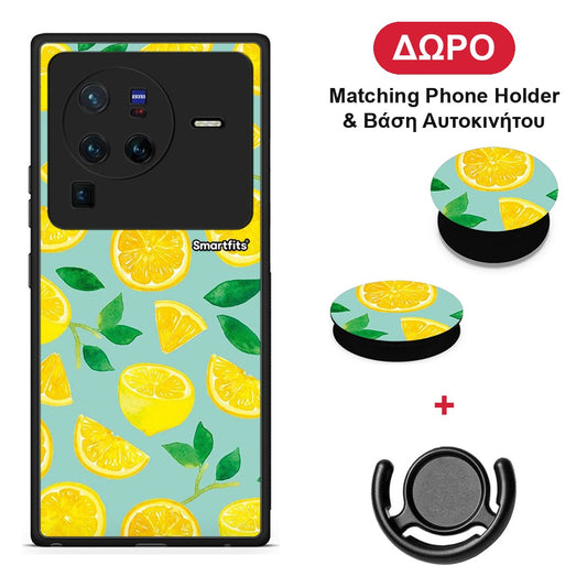 Lemons - Vivo X80 Pro 5G θήκη + Δώρο Phone Holder & Βάση Αυτοκινήτου