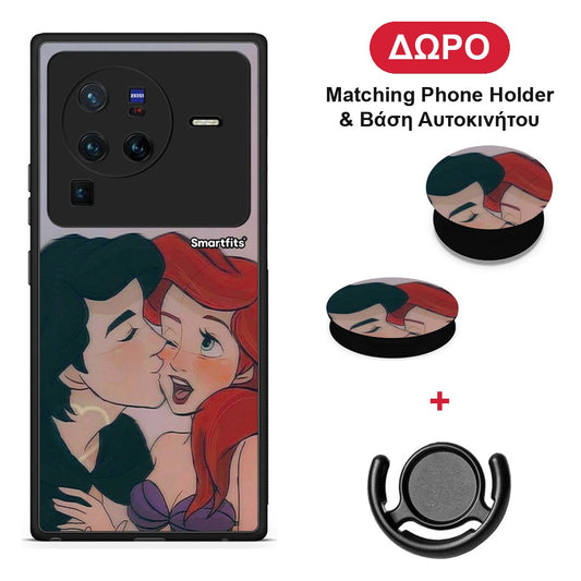 Mermaid Couple - Vivo X80 Pro 5G θήκη + Δώρο Phone Holder & Βάση Αυτοκινήτου