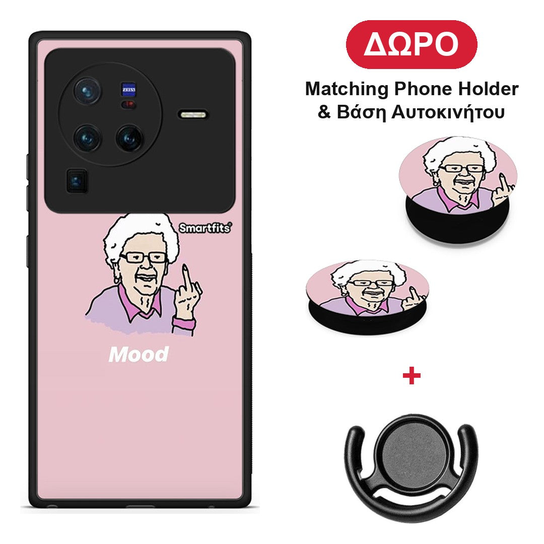 PopArt Mood - Vivo X80 Pro 5G θήκη + Δώρο Phone Holder & Βάση Αυτοκινήτου