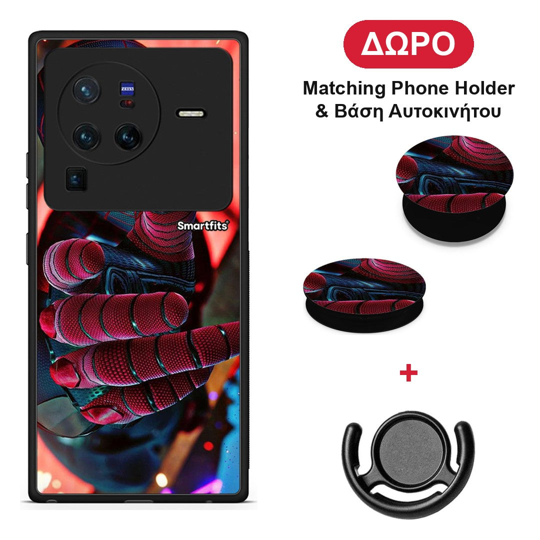 Spider Hand - Vivo X80 Pro 5G θήκη + Δώρο Phone Holder & Βάση Αυτοκινήτου