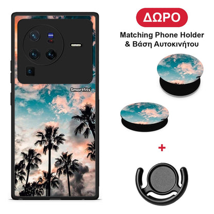Summer Sky - Vivo X80 Pro 5G θήκη + Δώρο Phone Holder & Βάση Αυτοκινήτου
