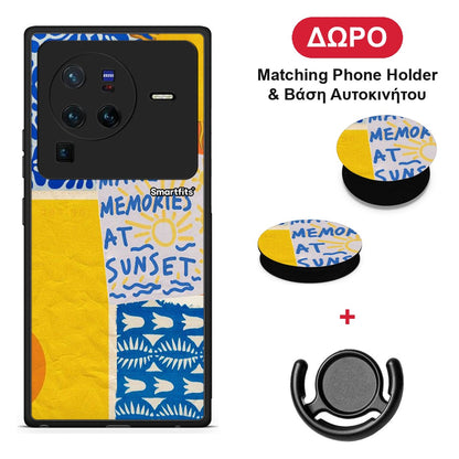 Sunset Memories - Vivo X80 Pro 5G θήκη + Δώρο Phone Holder & Βάση Αυτοκινήτου