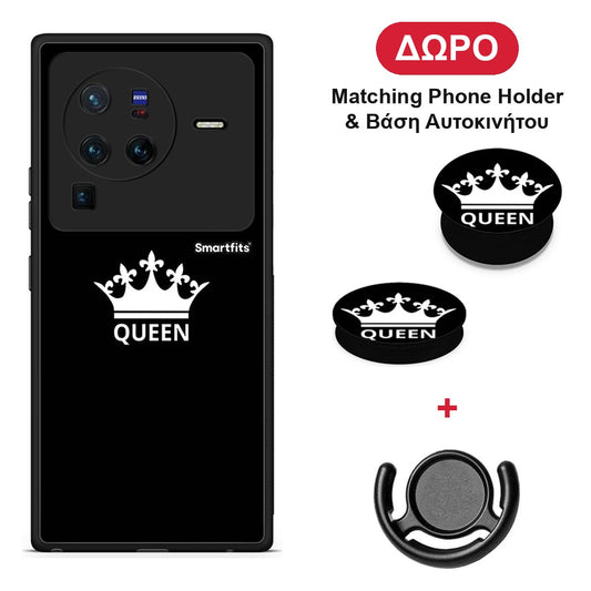 Valentine Queen - Vivo X80 Pro 5G θήκη + Δώρο Phone Holder & Βάση Αυτοκινήτου