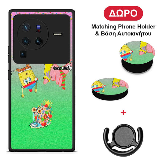 Xmas Lights - Vivo X80 Pro 5G θήκη + Δώρο Phone Holder & Βάση Αυτοκινήτου