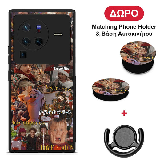 Xmas Wishes - Vivo X80 Pro 5G θήκη + Δώρο Phone Holder & Βάση Αυτοκινήτου