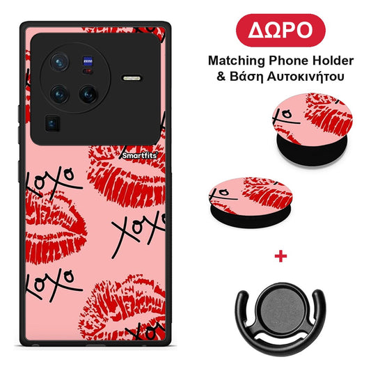 XOXO Lips - Vivo X80 Pro 5G θήκη + Δώρο Phone Holder & Βάση Αυτοκινήτου